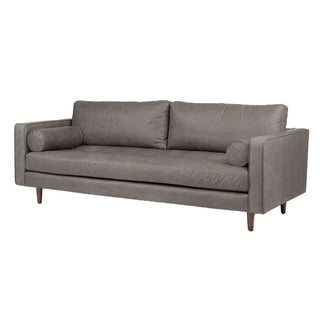 Ashla Faux Leather Sofa