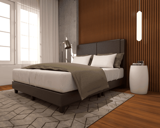 Ashleah Faux Leather Bed Frame Singapore