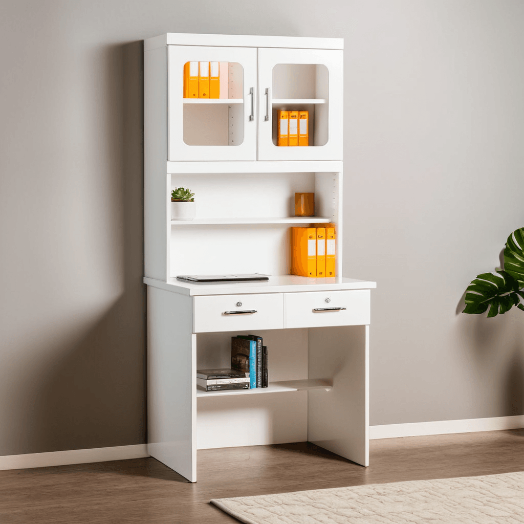 Buy affordable Ashly Study Table With Hutch at Megafurniture.sg | Shop ...