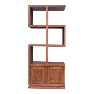 Ashton Teak Wood Bookshelf Singapore