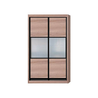 Audrey Modular Wardrobe (Light Oak with Frosted Glass) Singapore