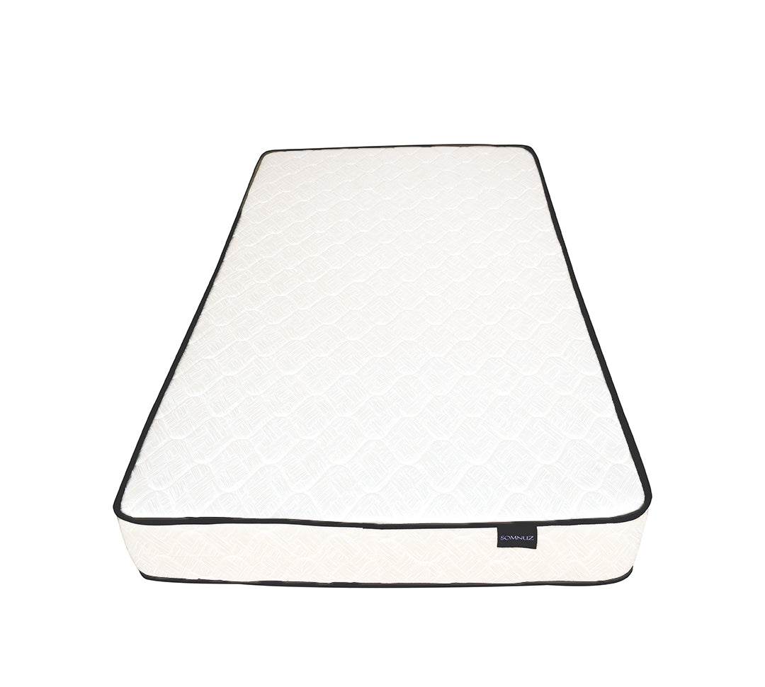 Azurine Faux Leather Divan Bed Frame + Somnuz™ 6 inch Foam Mattress Bed Set Singapore