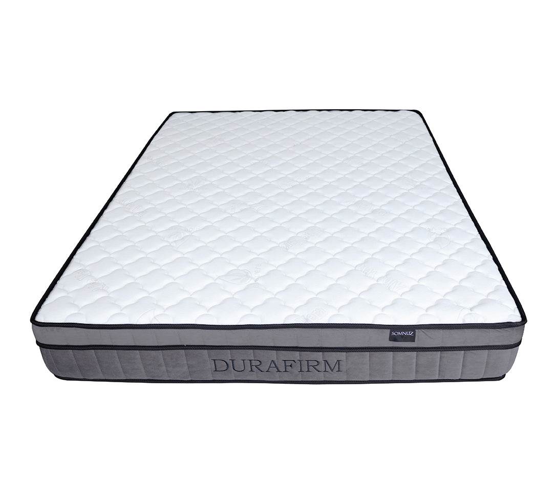 Azurine Faux Leather Divan Bed Frame + Somnuz™ Durafirm 10" Spring Mattress with Eurotop Singapore