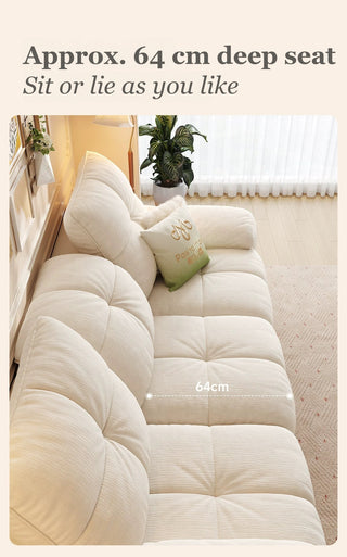 Approx. 64 cm deep seat
