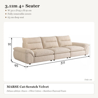 3.11m 4+ Seater