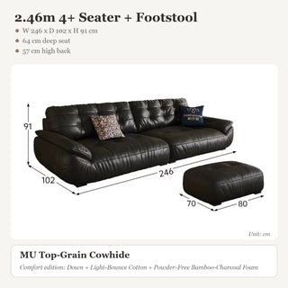 2.46m 4+ Seater + Footstool