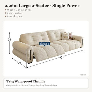 2.26m Large 2-Seater · Single Power