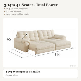 3.14m 4+ Seater · Dual Power