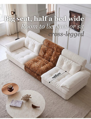 Big, deep seat