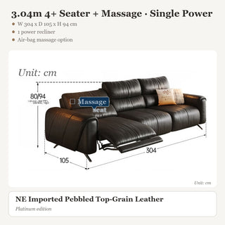 3.04m 4+ Seater + Massage · Single Power