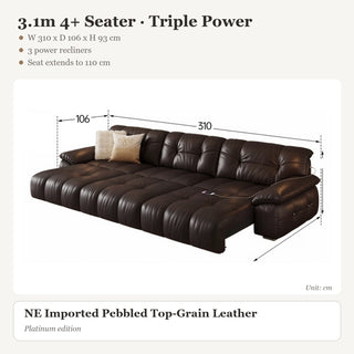 3.1m 4+ Seater · Triple Power