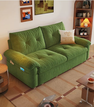 Storage pockets in the armrests