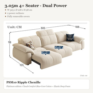 3.05m 4+ Seater · Dual Power