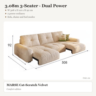 3.08m 3-Seater · Dual Power