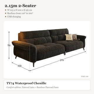 2.15m 2-Seater