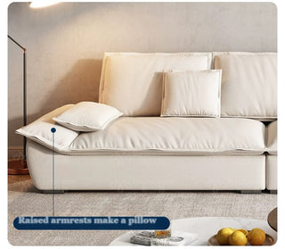 Raised pillow armrests