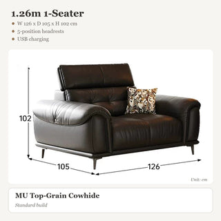 1.26m 1-Seater