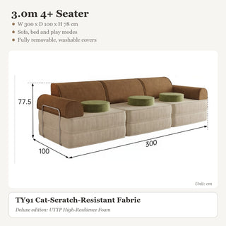 3.0m 4+ Seater