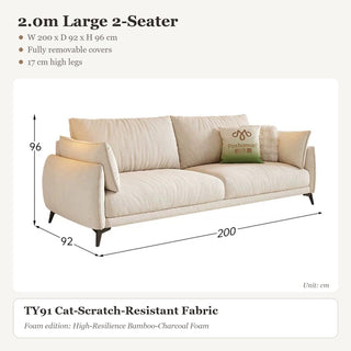 2.0m Large 2-Seater