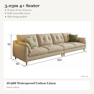 3.03m 4+ Seater