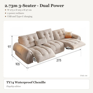 2.73m 3-Seater · Dual Power