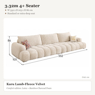 3.32m 4+ Seater