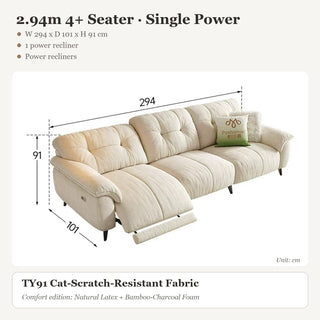 2.94m 4+ Seater · Single Power