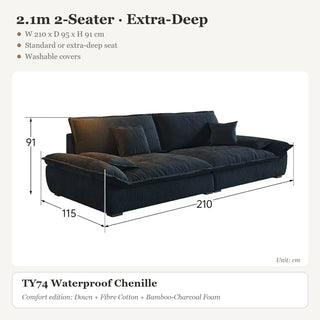 2.1m 2-Seater · Extra-Deep