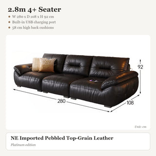 2.8m 4+ Seater
