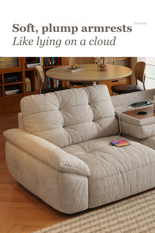 Soft, plump armrests