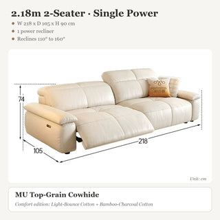 2.18m 2-Seater · Single Power