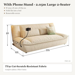 With Phone Stand · 2.05m Large 2-Seater