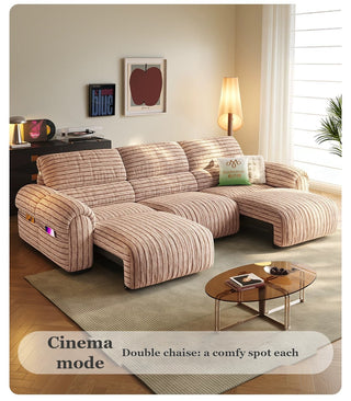Cinema mode: double chaise