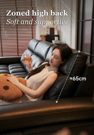 65 cm two-part high back