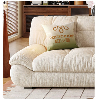 Curved pillow armrests