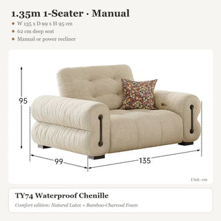1.35m 1-Seater · Manual