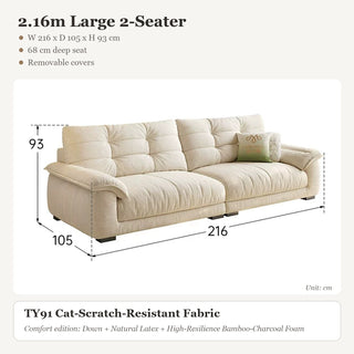 2.16m Large 2-Seater