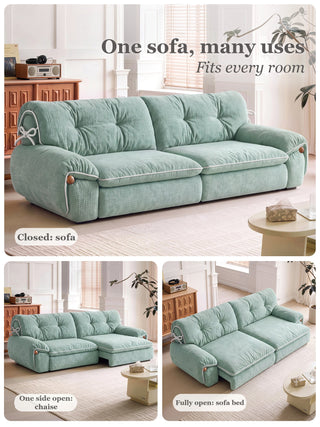 One sofa, many uses