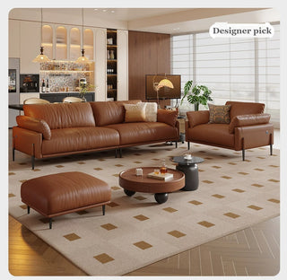 Sofa, armchair and footstool