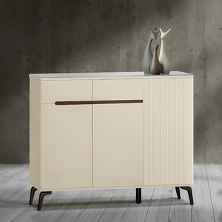 Bakea Senior 3 Door Shoe Cabinet with Sintered Stone Top Singapore