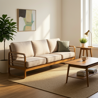 Baydon Fabric Wooden Frame Sofa