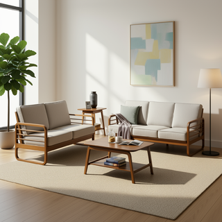 Baydon Fabric Wooden Frame Sofa