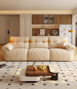 Fabric sofa in a living room