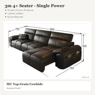 3m 4+ Seater · Single Power