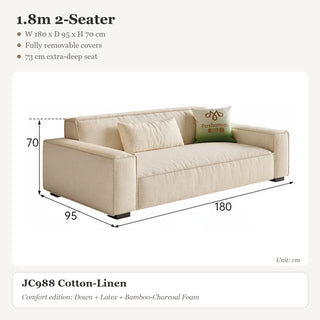 1.8m 2-Seater