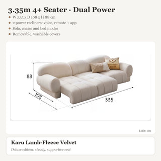 3.35m 4+ Seater · Dual Power