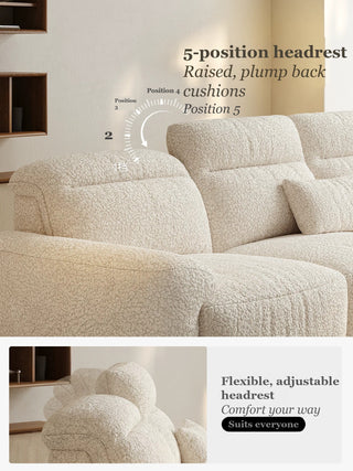 5-position headrest