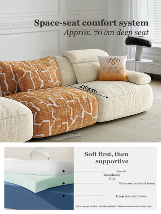 Approx. 70 cm deep seat