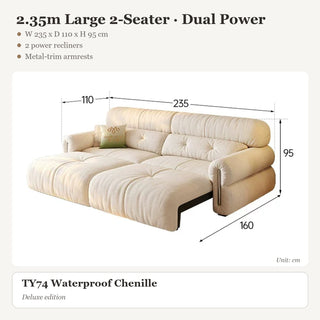 2.35m Large 2-Seater · Dual Power