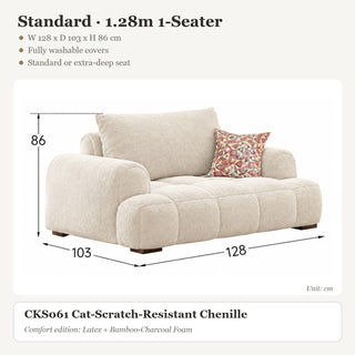 Standard · 1.28m 1-Seater